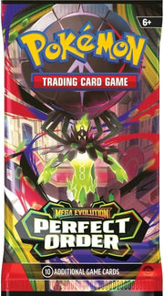 Pokemon TCG: Mega Evolution - Perfect Order Sleeved Booster Pack Card Game Pokemon