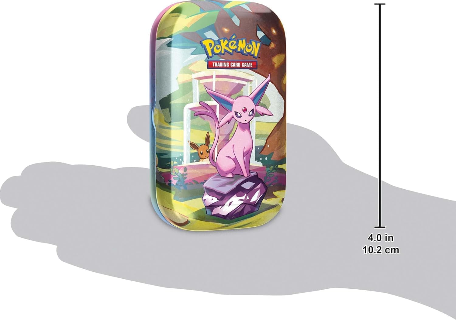 Pokemon TCG: Scarlet & Violet Prismatic Evolutions Mini Tin Display Box - 8 Tins