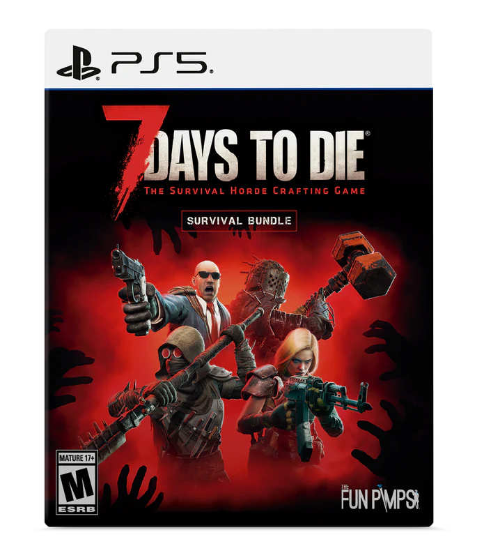 7 Days to Die – Console Edition Survival Bundle [PlayStation 5] PlayStation 5 Video Game The Fun Pimps