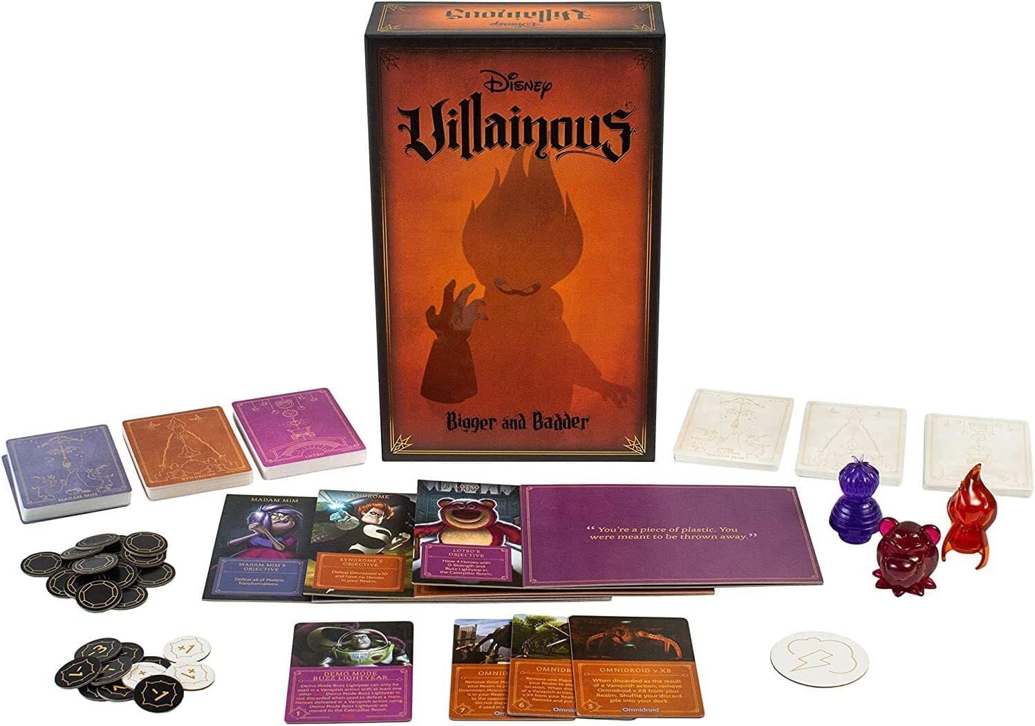 Disney Villainous: Bigger and Badder Stand-Alone & Expansion [Board Game 2-3 Players] Board Game Ravensburger