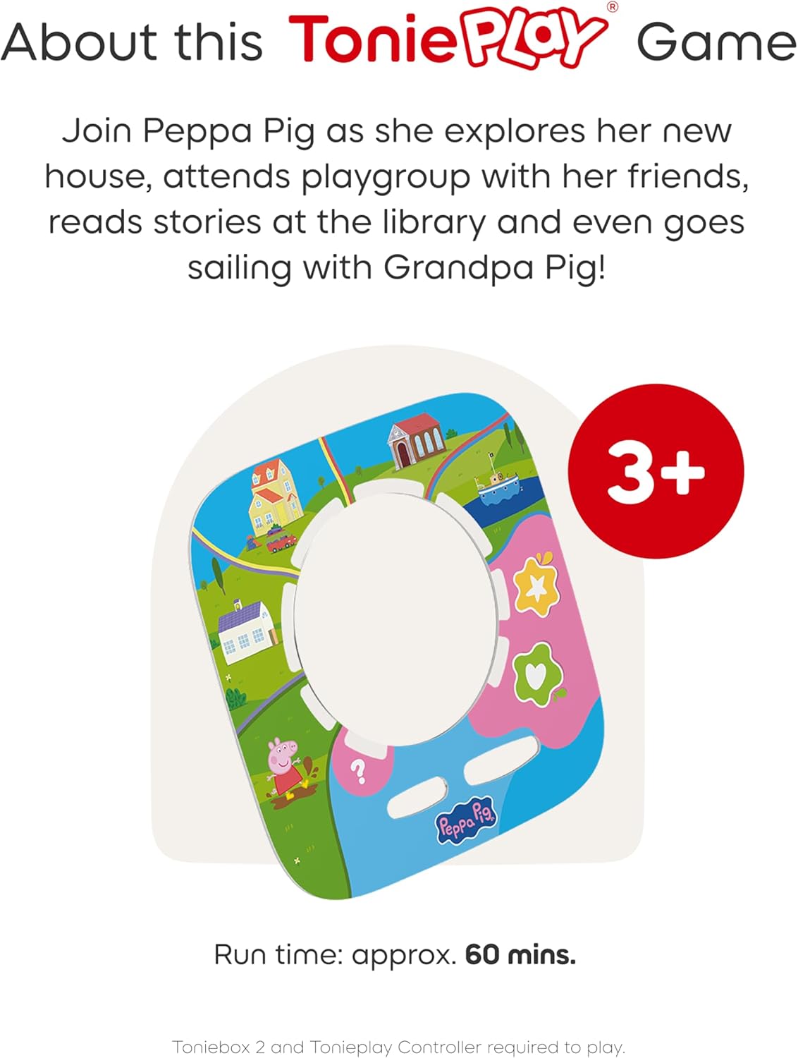 Tonies: Tonieplay Peppa Pig - Playdate with Peppa Game Set & Controller Toys & Games Tonies