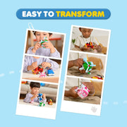 Robocar Poli: Transforming Robot - [Poli 4" Inch] Toys & Games ROI Visual