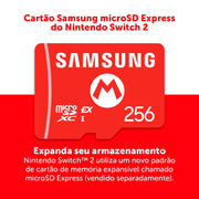 Samsung microSD Express Card – 256GB [Nintendo Switch 2] Nintendo Switch 2 Accessories Nintendo