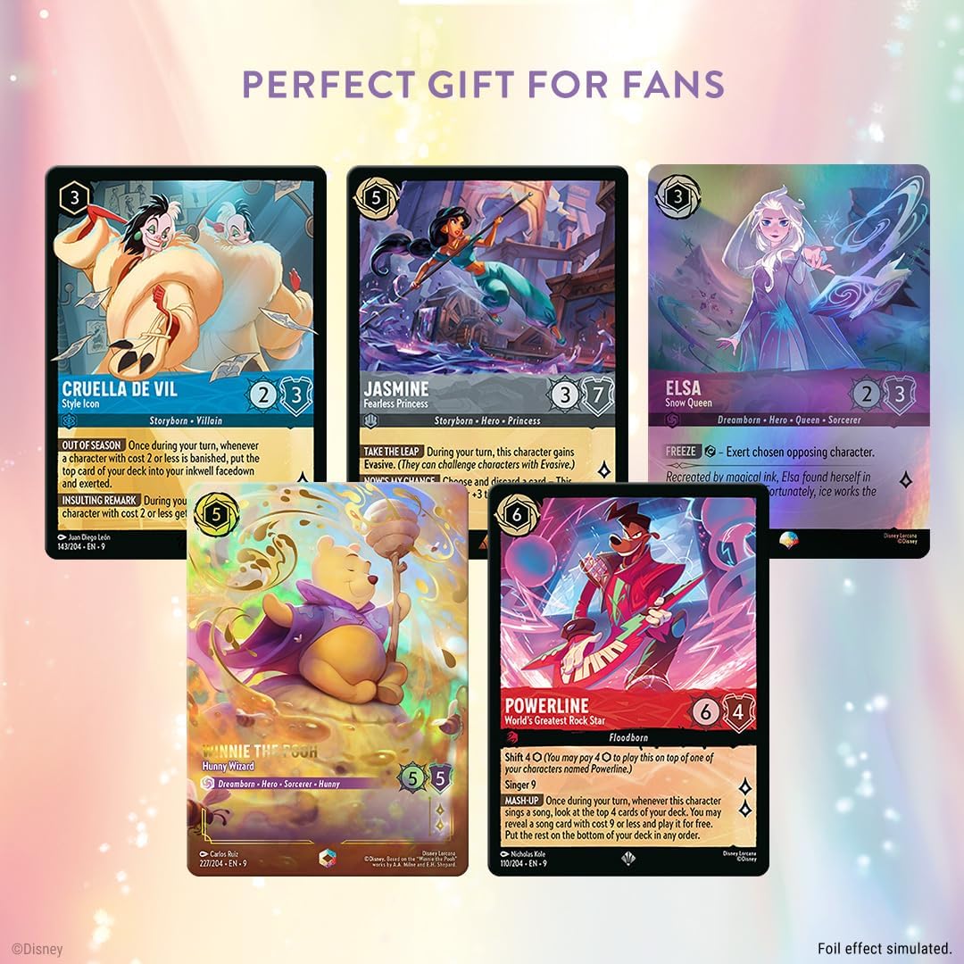 Disney Lorcana TCG: Fabled Booster Box - 24 Packs [Set 9] Card Game Ravensburger