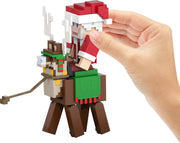 Minecraft: Advent Calendar - 24 Surprises, Santa & 17 Accessories & 4 Stickers Toys & Games Mattel