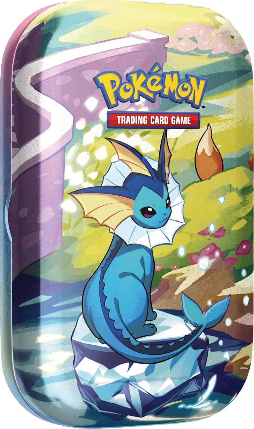 Pokemon TCG: Scarlet & Violet Prismatic Evolutions Mini Tin Display Box - 8 Tins Card Game Pokemon