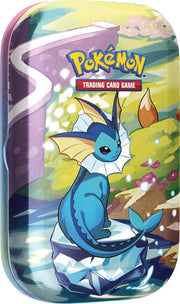Pokemon TCG: Scarlet & Violet Prismatic Evolutions Mini Tin Display Box - 8 Tins Card Game Pokemon