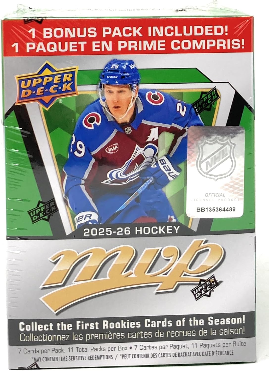 Upper Deck: 2025-2026 MVP Hockey Blaster Box Sports Cards Upper Deck