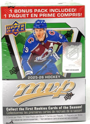Upper Deck: 2025-2026 MVP Hockey Blaster Box Sports Cards Upper Deck