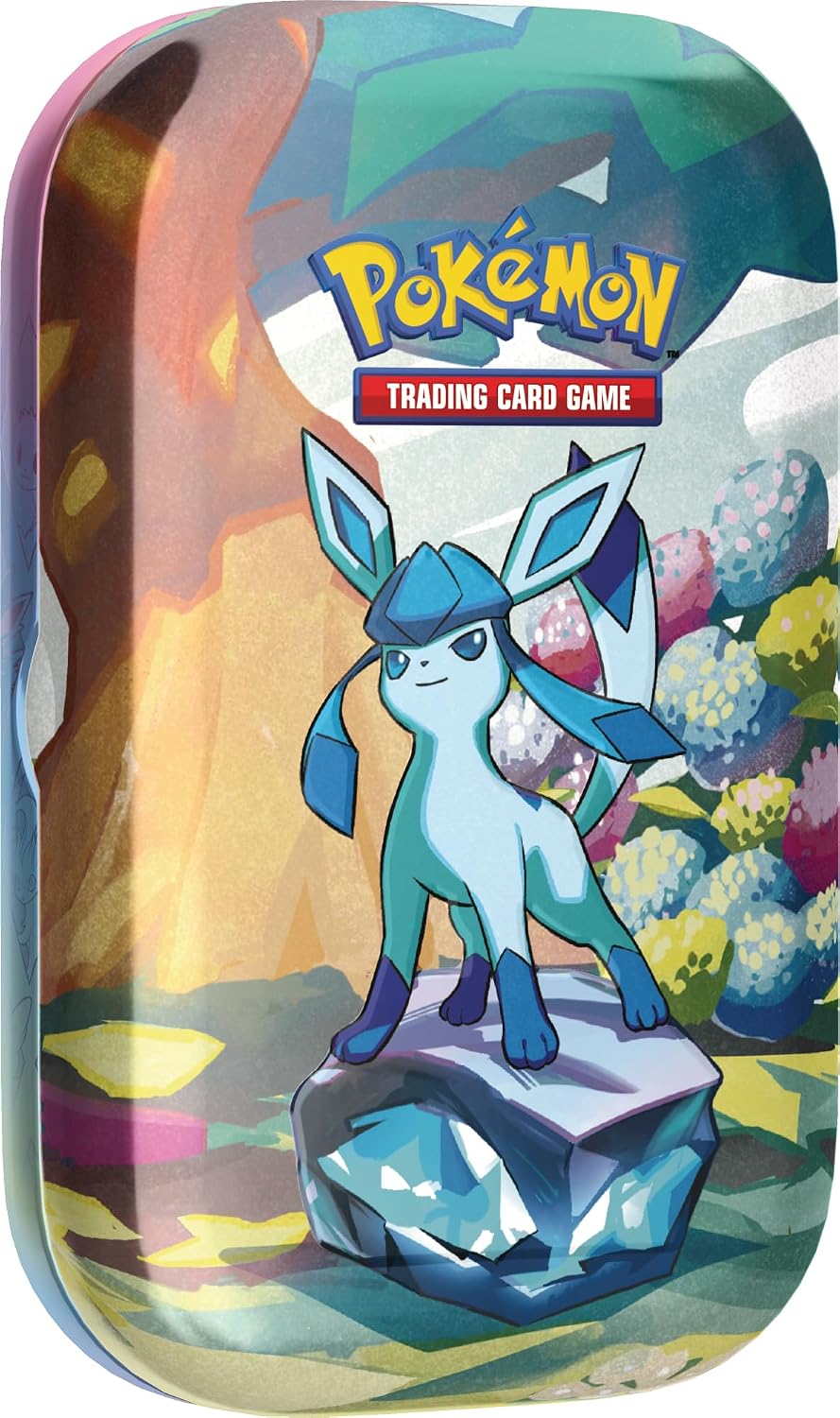 Pokemon TCG: Scarlet & Violet Prismatic Evolutions Mini Tin Display Box - 8 Tins Card Game Pokemon