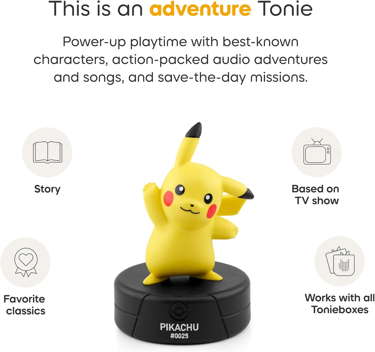 Tonies: Pokemon - Pikachu Tonie Toys & Games Tonies