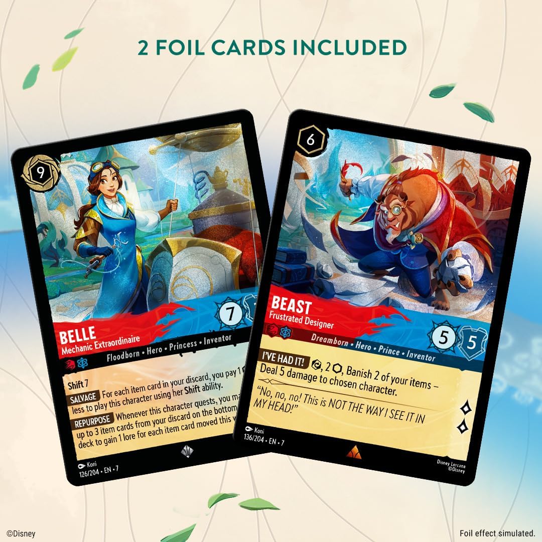 Disney Lorcana TCG: Archazia's Island Starter Decks - 2 Decks Card Game Ravensburger