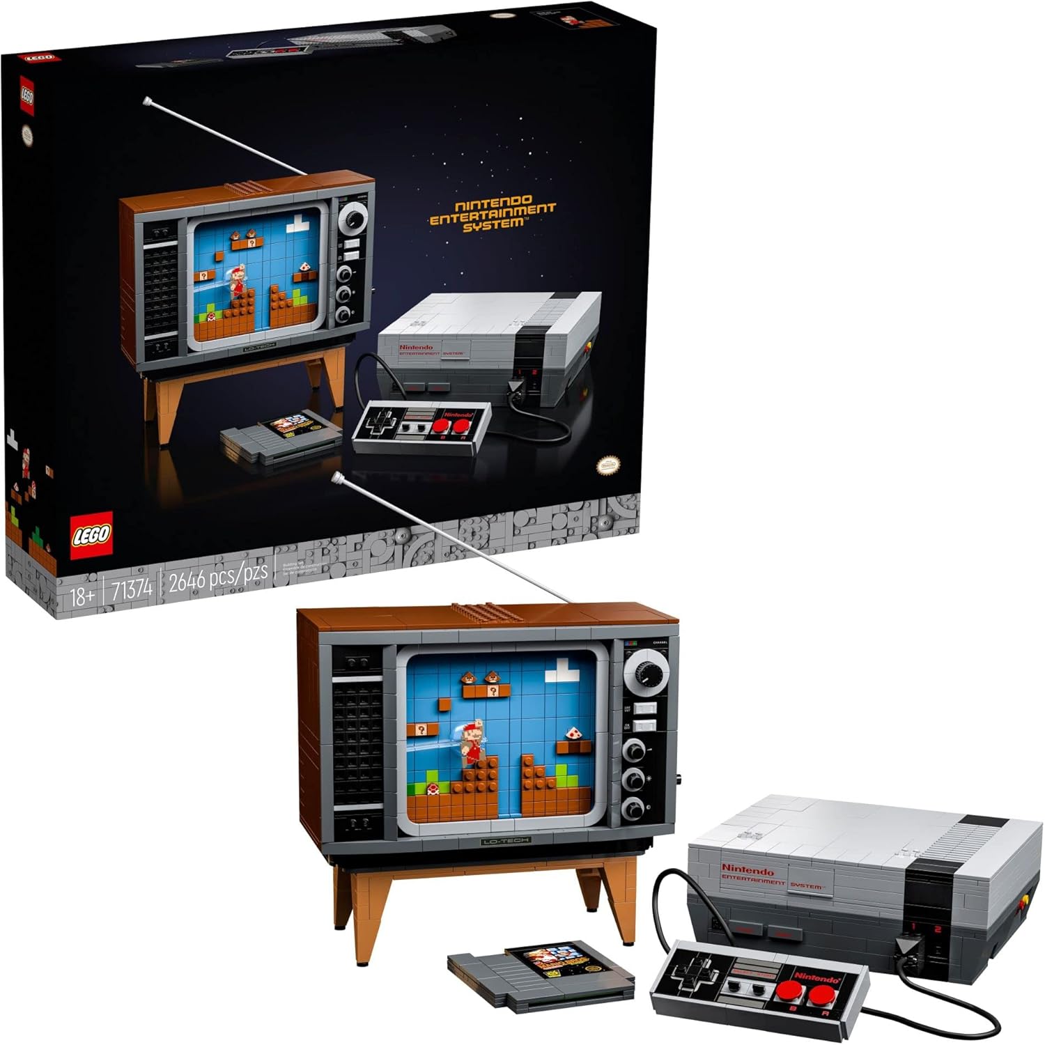 LEGO Super Mario: Nintendo Entertainment System - 2646 Piece Building Kit #71374 LEGO LEGO