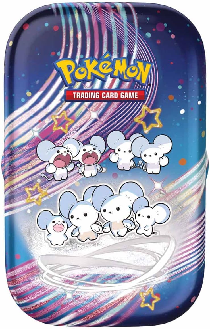 Pokemon TCG: Scarlet & Violet Paldean Fates Mini Tin Full Display Box - 10 Tins Card Game Pokemon