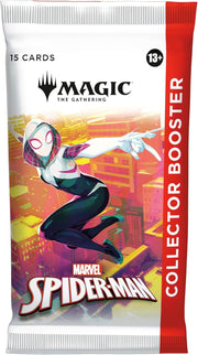 Magic: The Gathering TCG: Marvel's Spider-Man Collector Booster Omega Pack Card Game Wizards of the Coast