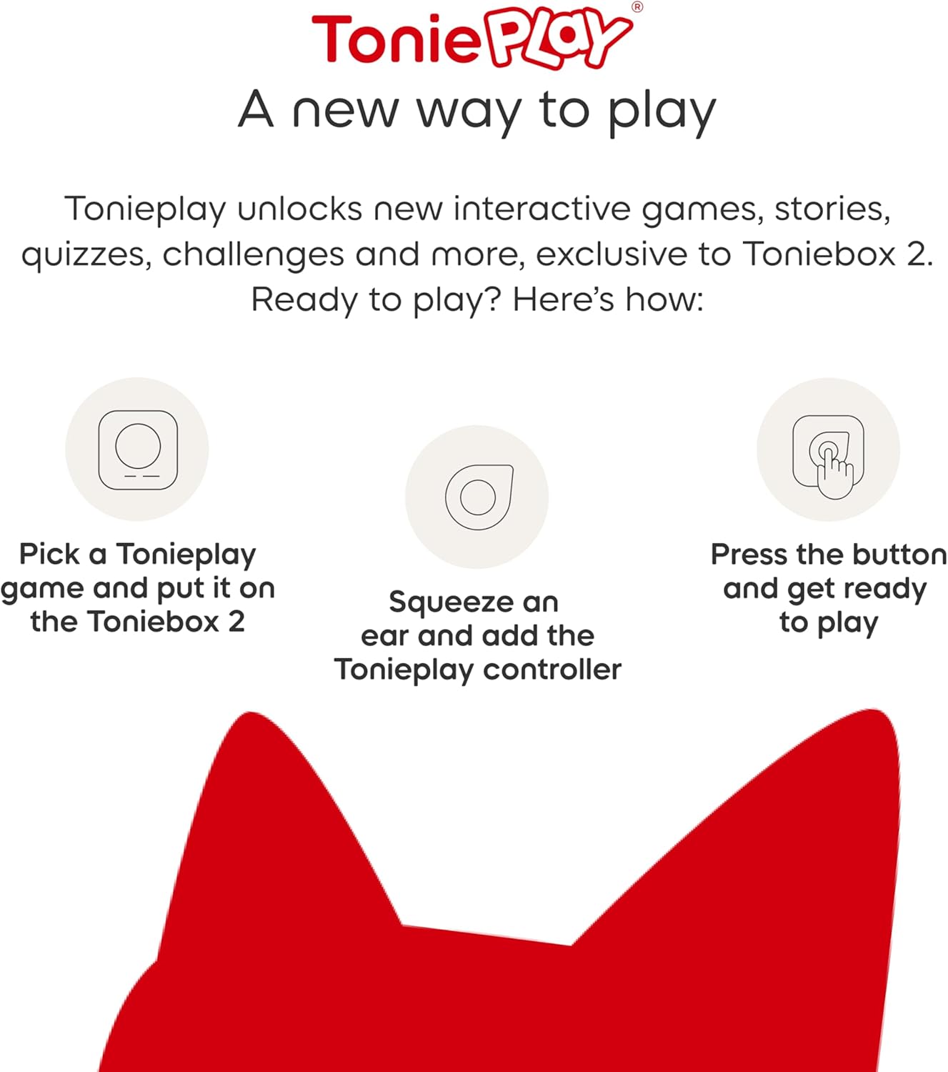 Tonies: Tonieplay Peppa Pig - Playdate with Peppa Game Set & Controller Toys & Games Tonies