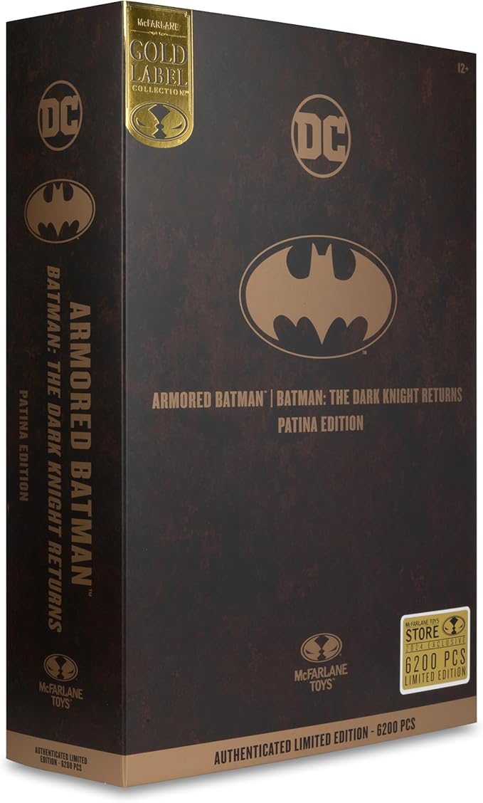 McFarlane Toys: DC Multiverse - Batman: The Dark Knight Returns: Armored Batman Patina - Gold Label Collections 7" Figure Toys & Games McFarlane Toys