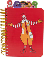 Loungefly McDonald's Characters - Spiral Tab Stationery Journal Notebook Memorabilia Loungefly