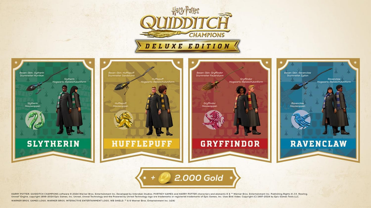 Harry Potter: Quidditch Champions Deluxe Edition [Xbox Series X & Xbox One] Xbox One / Xbox Series X Video Game Warner Brothers