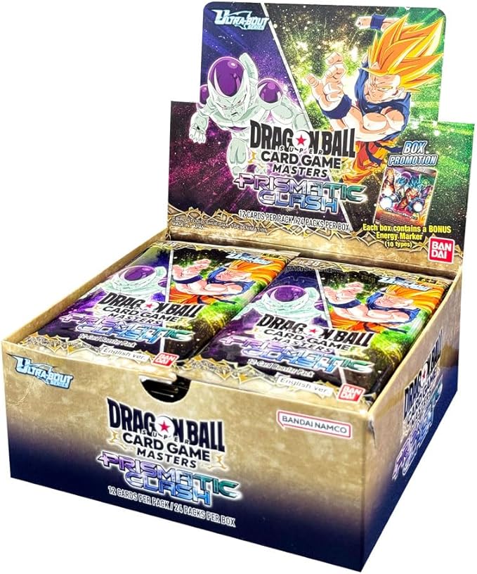 Dragon Ball Super TCG: Masters - Prismatic Clash Booster Box [B28] - 24 Packs Card Game Bandai Namco