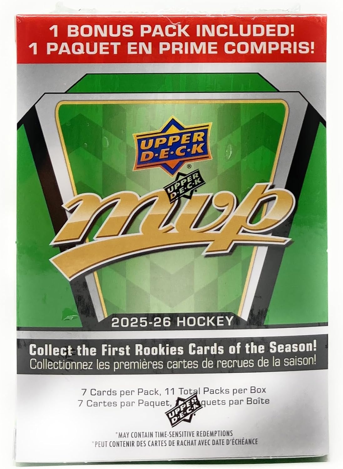 Upper Deck: 2025-2026 MVP Hockey Blaster Box Sports Cards Upper Deck