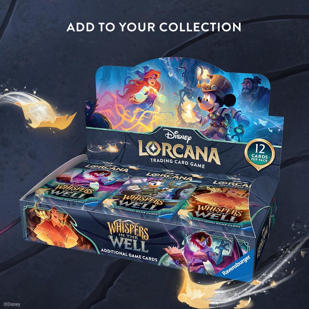 Disney Lorcana TCG: Whispers in the Well Booster Box - 24 Packs Card Game Ravensburger