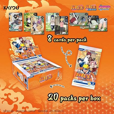 Kayou TCG: Naruto Smriti Earth Scroll Series 1 Booster Box - 20 Packs Trading Cards Kayou