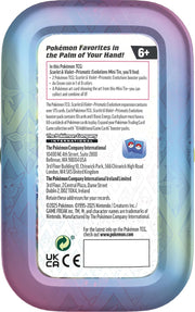 Pokemon TCG: Scarlet & Violet Prismatic Evolutions Mini Tin Display Box - 8 Tins