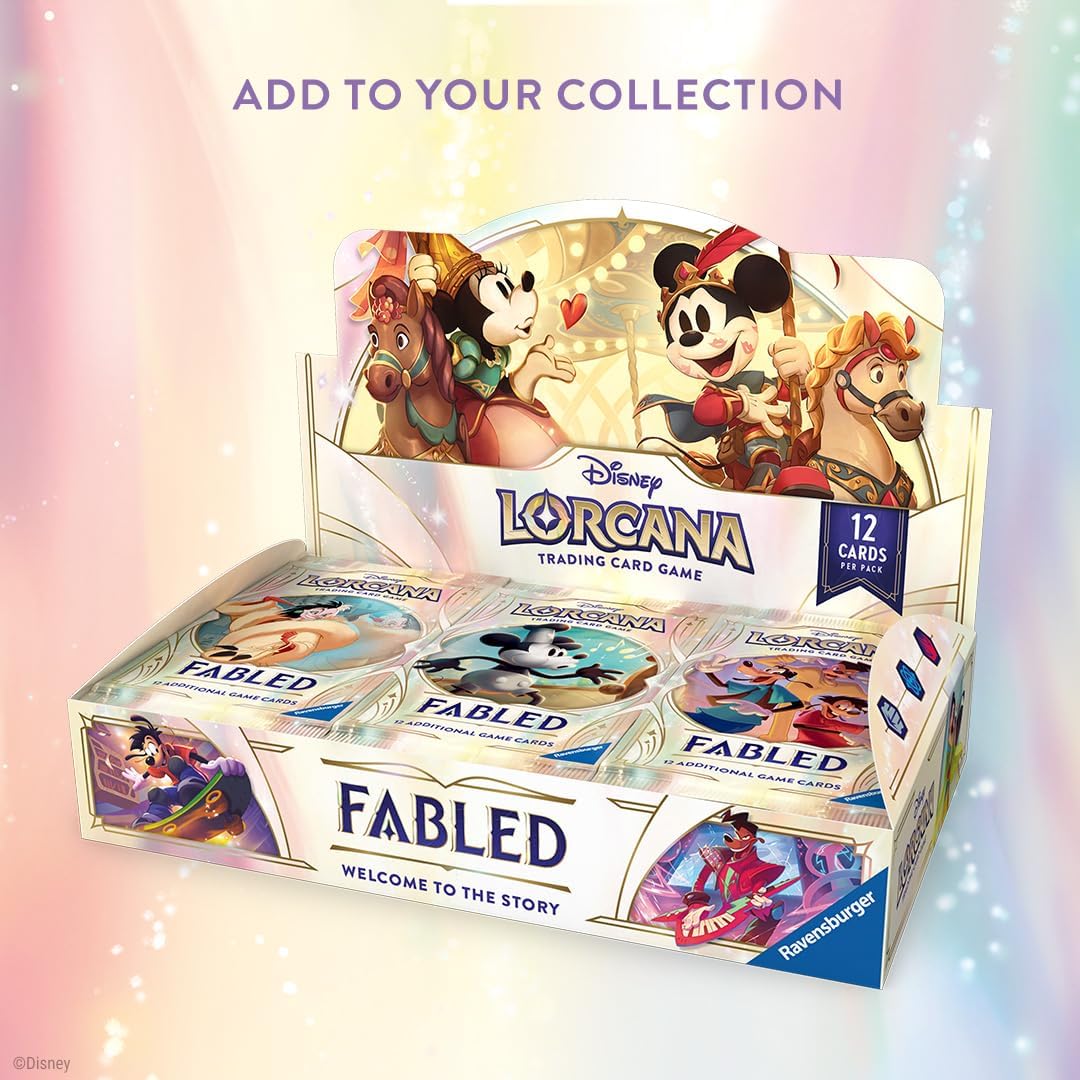 Disney Lorcana TCG: Fabled Booster Box - 24 Packs [Set 9] Card Game Ravensburger
