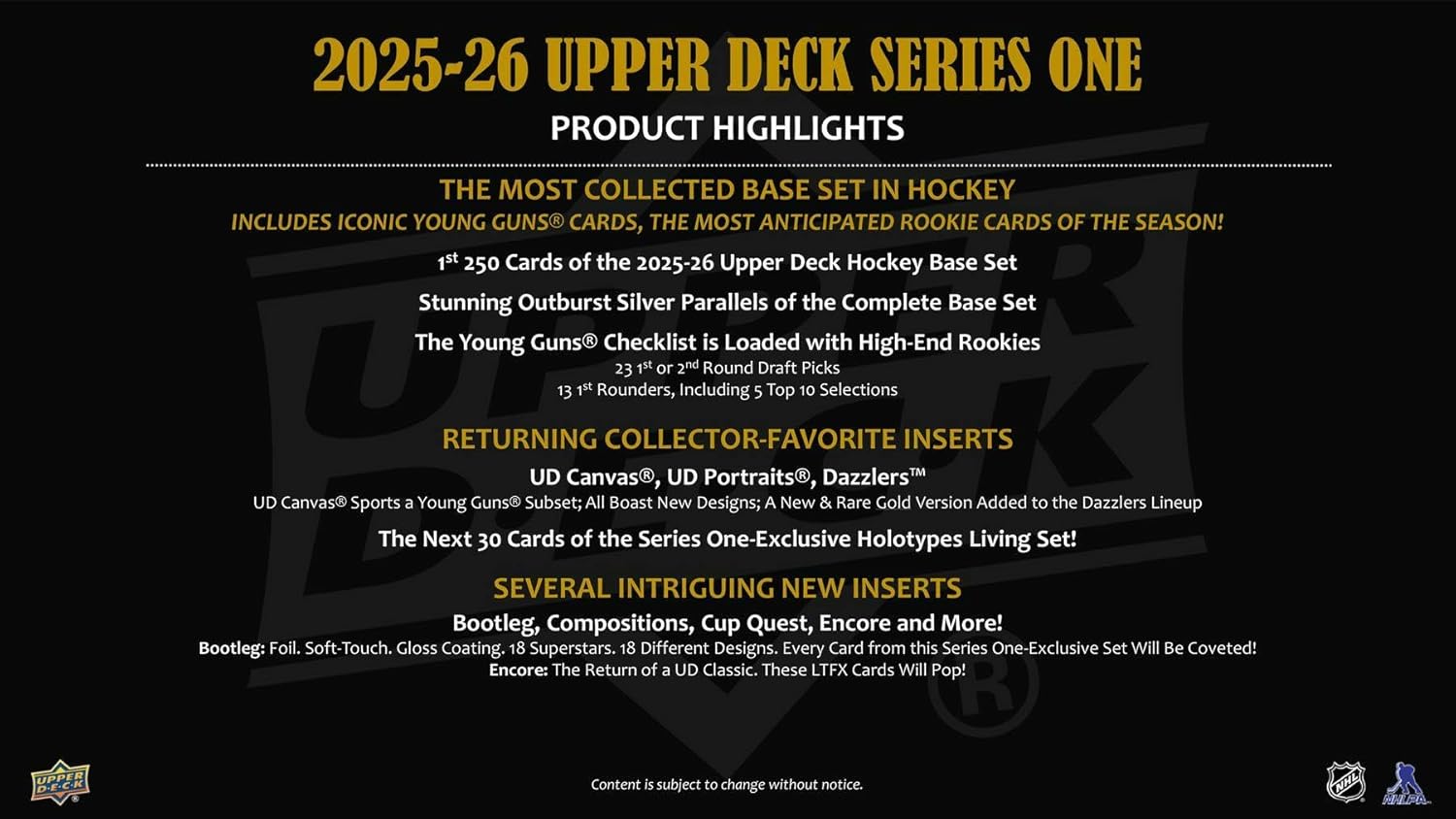 Upper Deck: 2025-26 Series 1 Hockey Blaster Box - 4 Packs Sports Cards Upper Deck