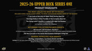 Upper Deck: 2025-26 Series 1 Hockey Tin - 8 Packs + Exclusive Dazzler Bonus Pack Sports Cards Upper Deck