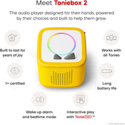 Tonies: Pokemon - Pikachu Toniebox 2 Audio Player Starter Set - Lightning Yellow Toys & Games Tonies