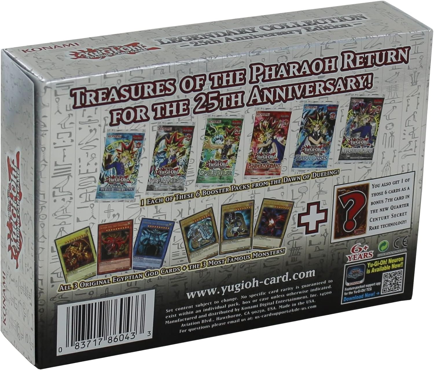 Yu-Gi-Oh! TCG: Legendary Collection - 25th Anniversary Edition Card Game Konami