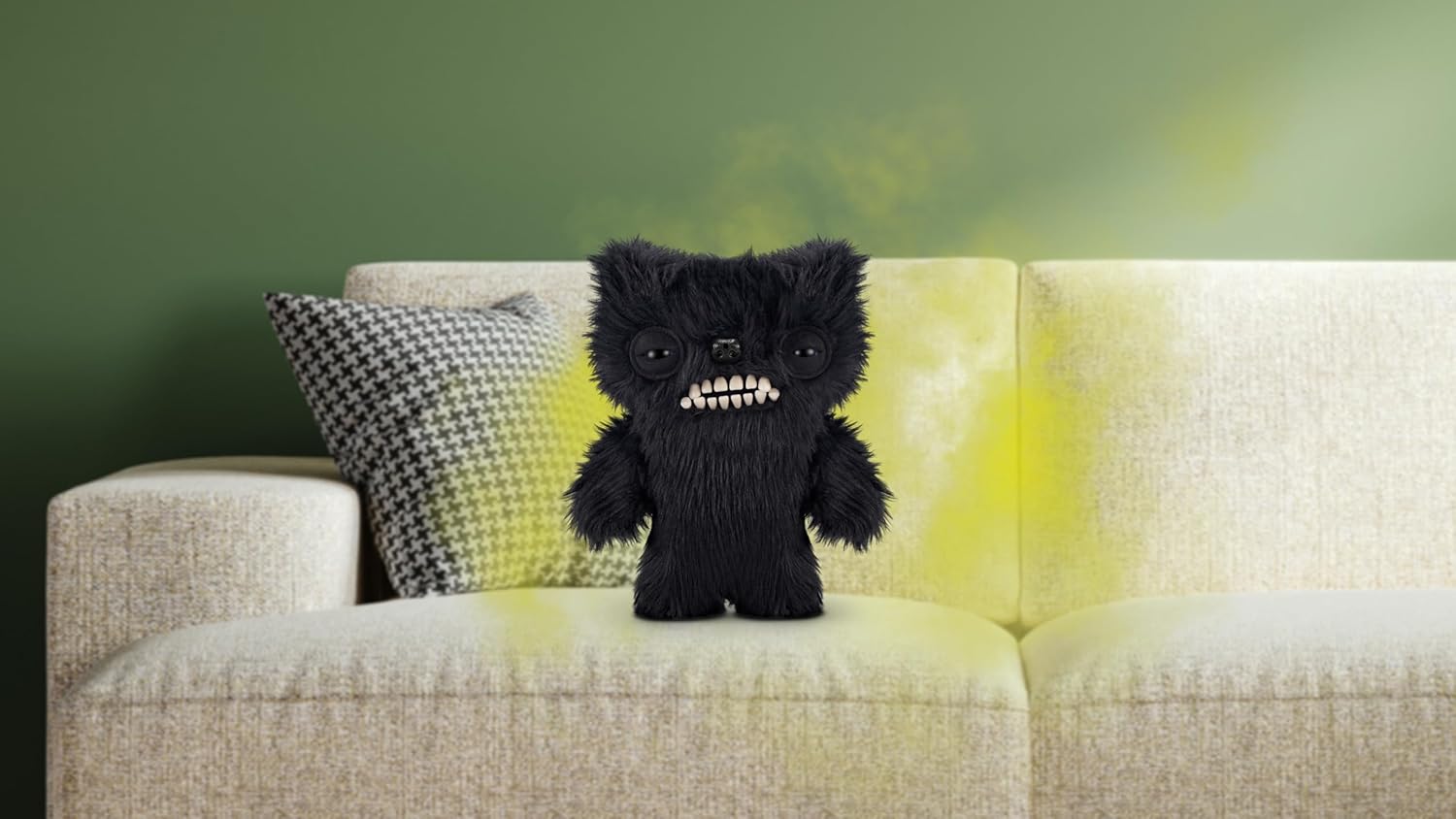 Fuggler: Fart Face Series 1 - Munch Munch Black Long Ugly Monster Plush Toy Plushies Zuru