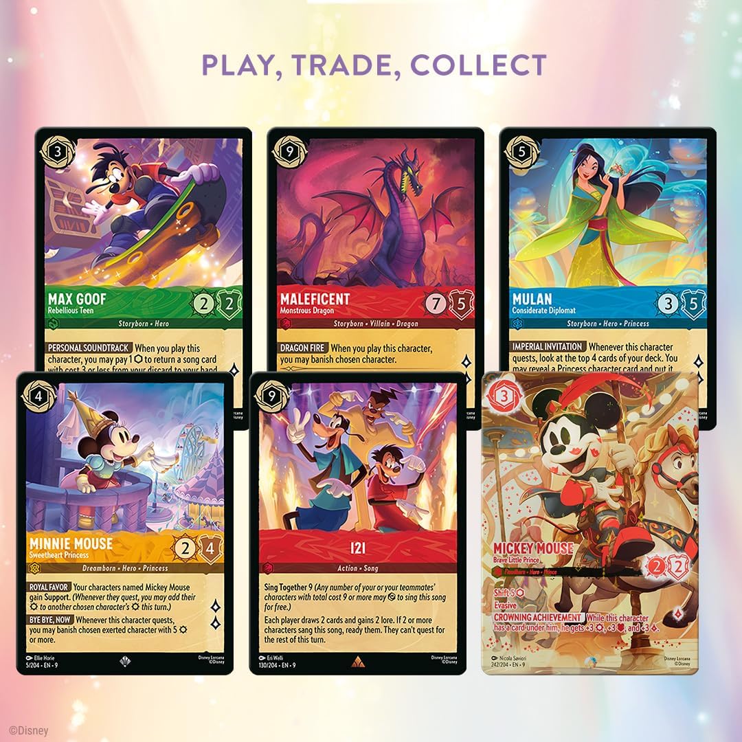 Disney Lorcana TCG: Fabled Booster Box - 24 Packs [Set 9] Card Game Ravensburger