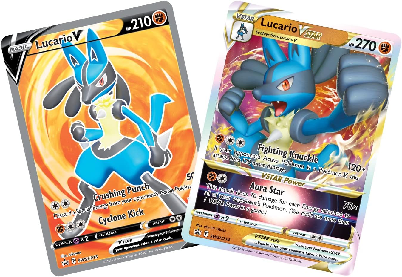 Pokemon TCG: Lucario VSTAR Premium Collection Card Game Pokemon