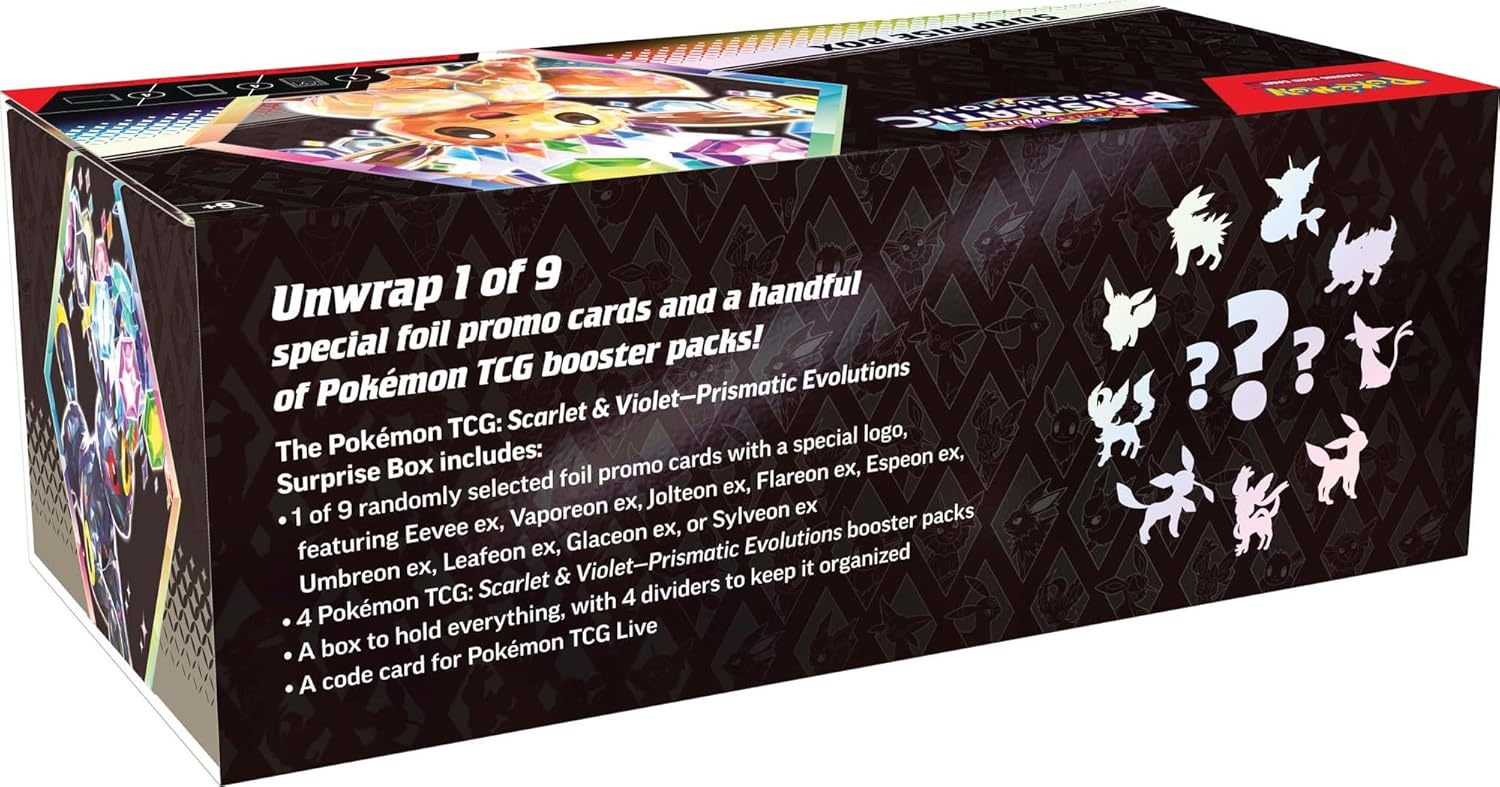 Pokemon TCG: Scarlet & Violet - Prismatic Evolutions Surprise Box Card Game Pokemon