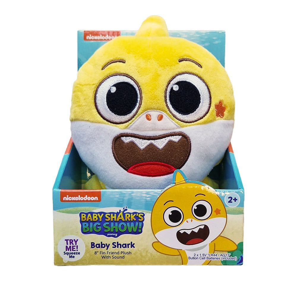 Baby Shark: Fin Friend Plush With Sound - 8" Plushies WowWee