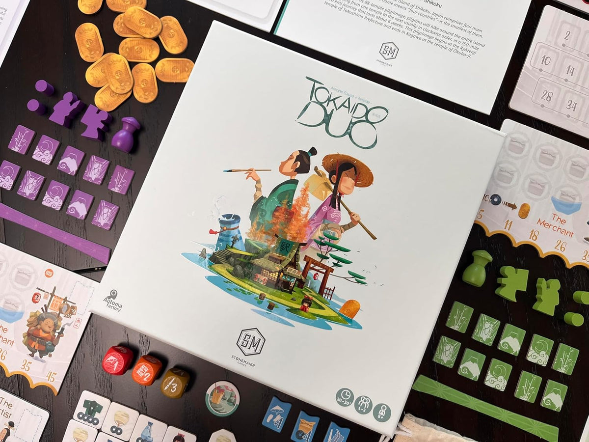 Tokaido Duo [Board Game, 1 - 2 Players] Board Game Stonemaier Games