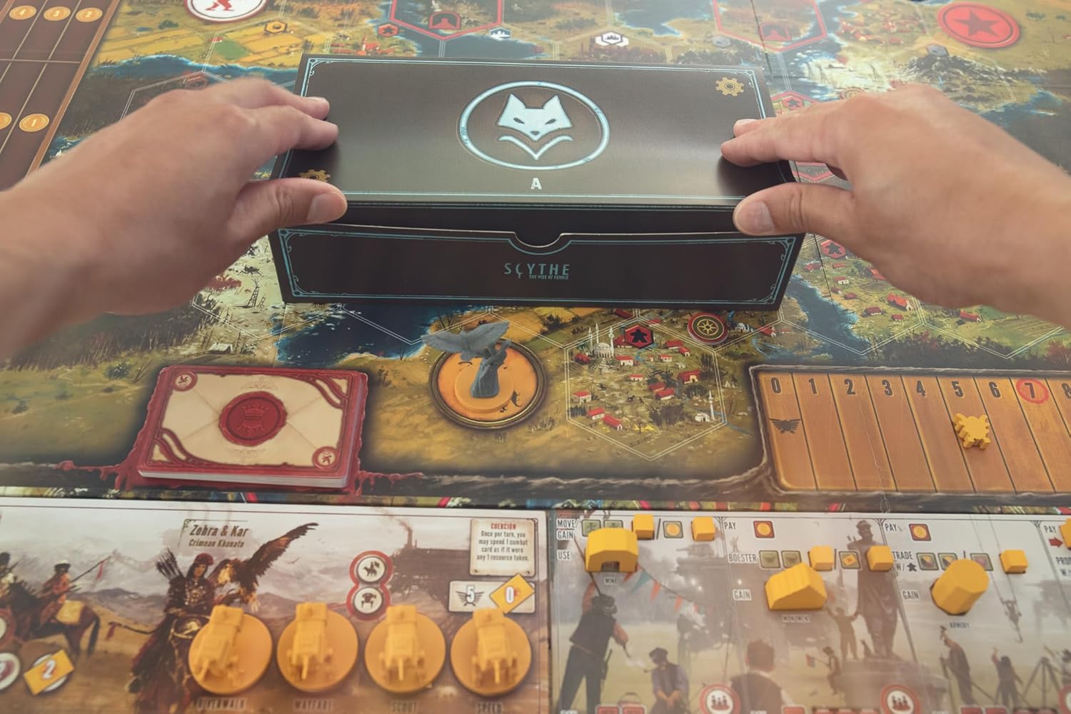 Scythe: The Rise of Fenris Expansion [Board Game, 1 - 5 Players] Board Game Stonemaier Games