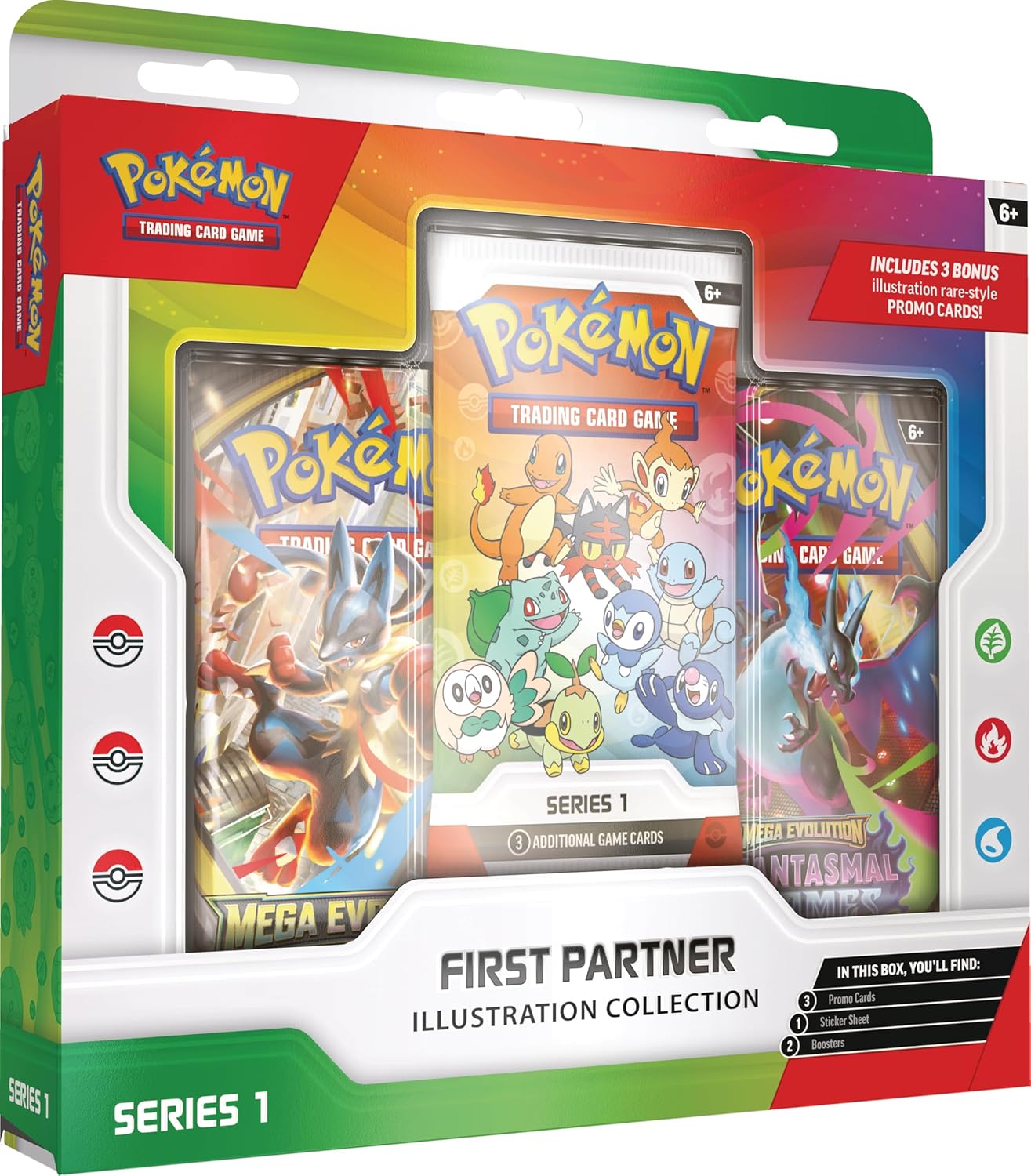 Pokemon TCG: First Partner Illustration Collection - Series 1 Card Game Pokemon