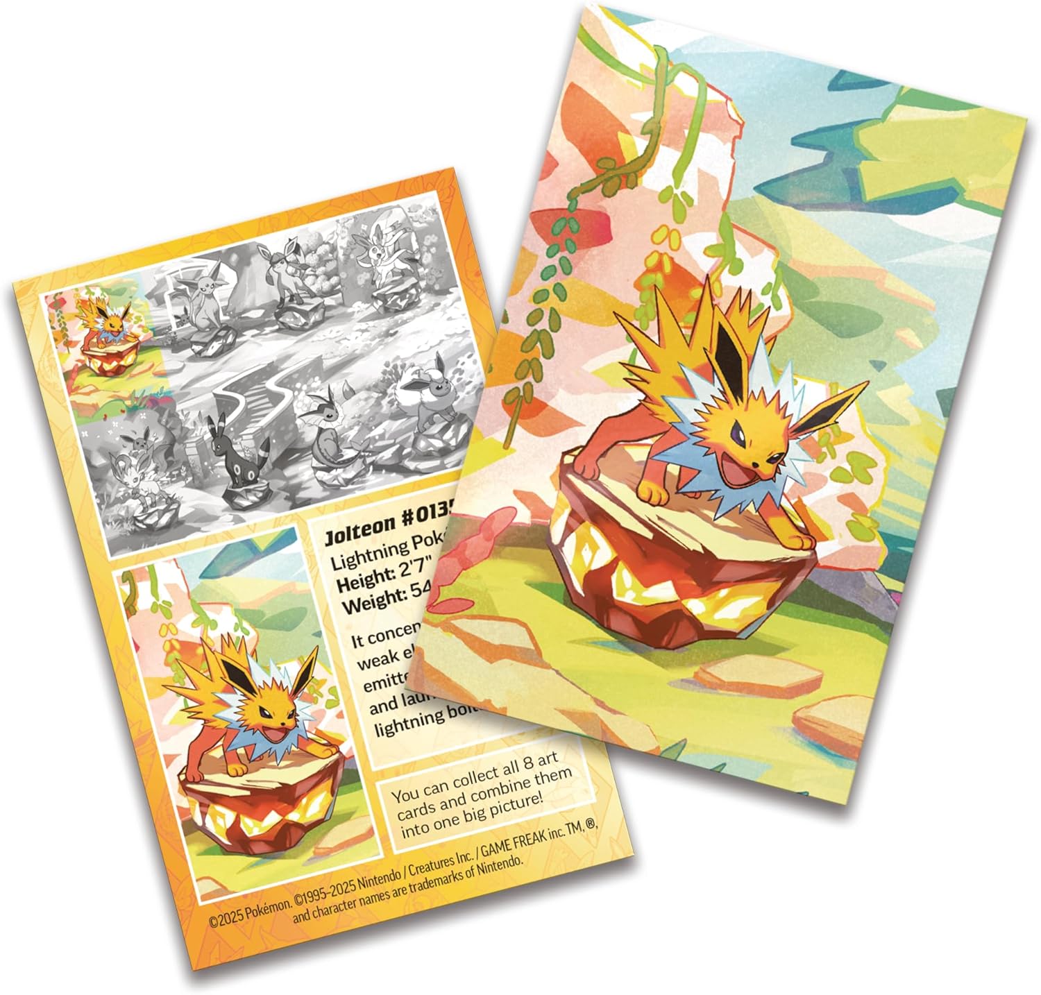 Pokemon TCG: Scarlet & Violet Prismatic Evolutions Mini Tin - Jolteon Card Game Pokemon