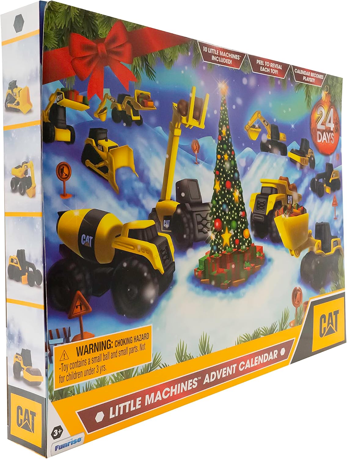 CAT Construction Toys Little Machines Advent Calendar 24 Days Toy - Advent Calendar Funrise