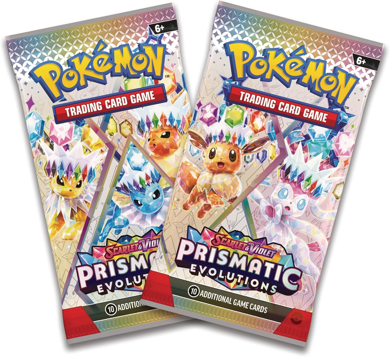 Pokemon TCG: Scarlet & Violet Prismatic Evolutions Mini Tin - Flareon Card Game Pokemon