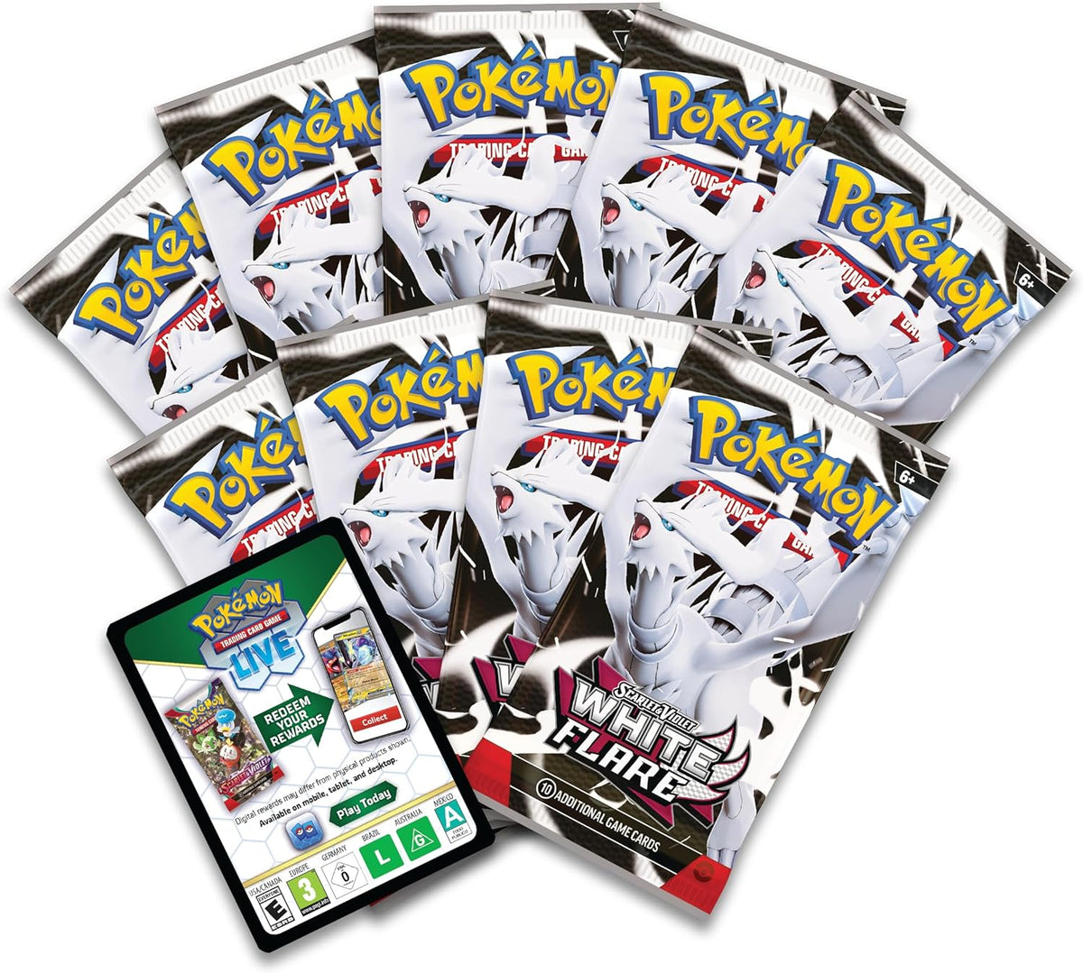 Pokemon TCG: Scarlet & Violet - White Flare Elite Trainer Box Card Game Pokemon