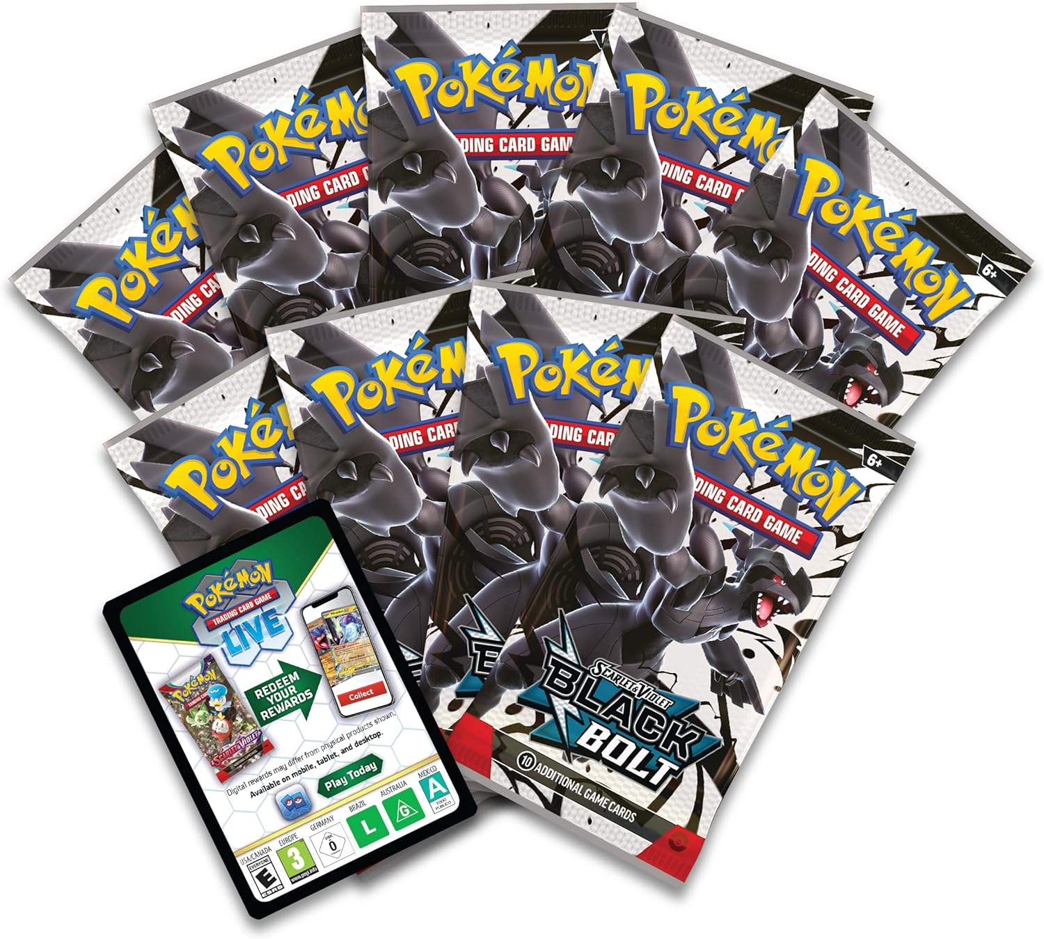 Pokemon TCG: Scarlet & Violet - Black Bolt Elite Trainer Box Card Game Pokemon