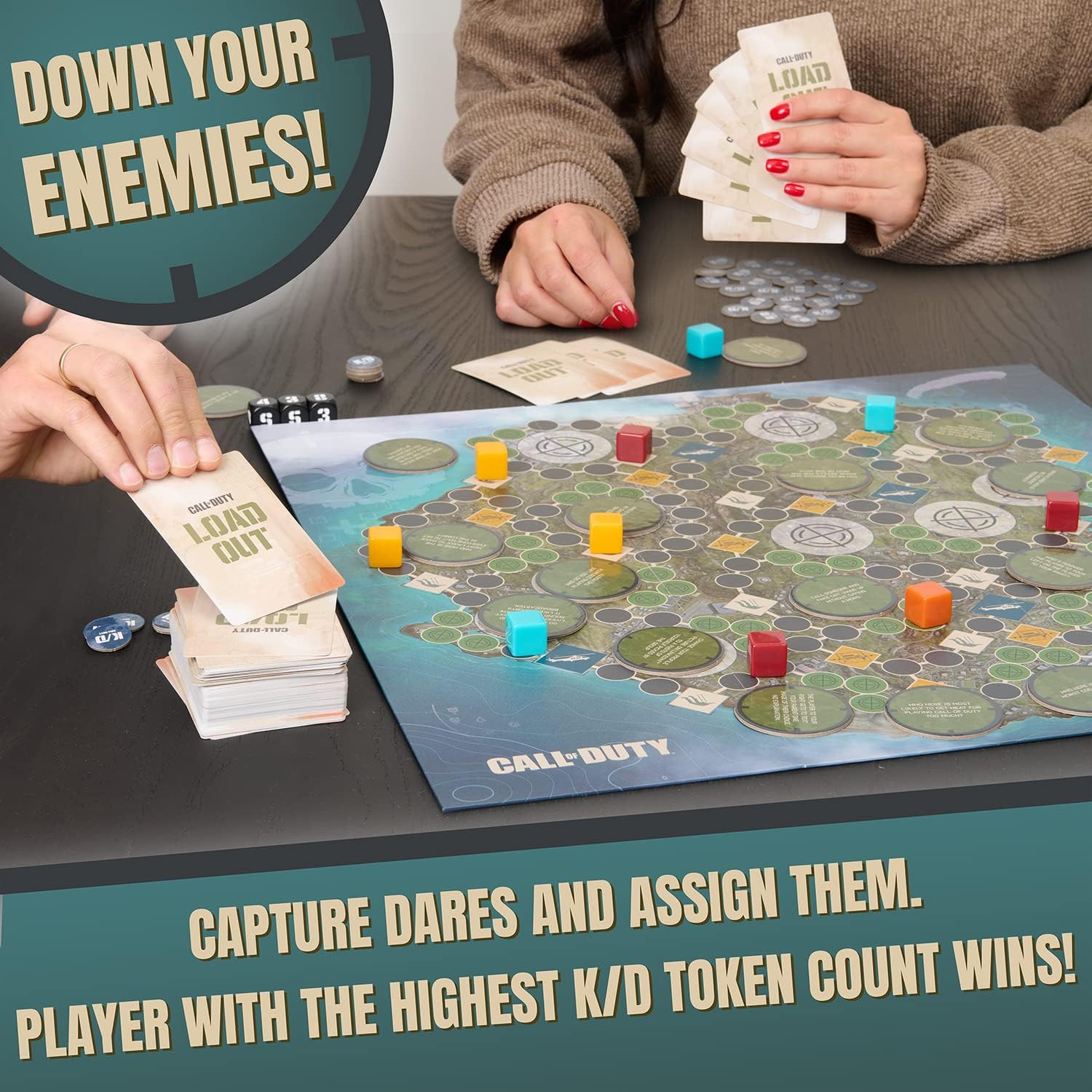 Call of Duty: K/D Party [Board Game, 2-4 Players] Board Game Wilder Toys