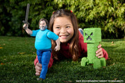 A Minecraft Movie: Creeper - 12" Large Scale Action Posable Figure Toys & Games Mattel
