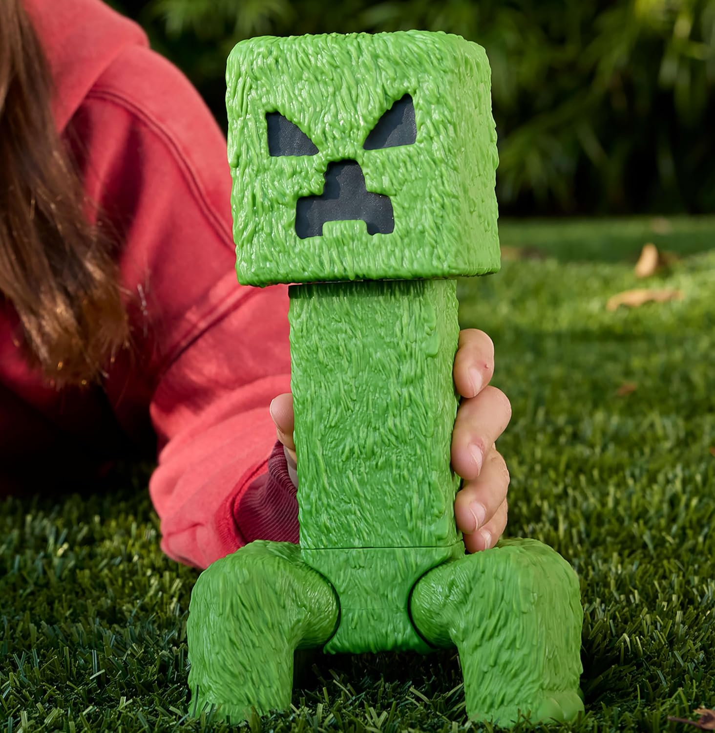 A Minecraft Movie: Creeper - 12" Large Scale Action Posable Figure Toys & Games Mattel