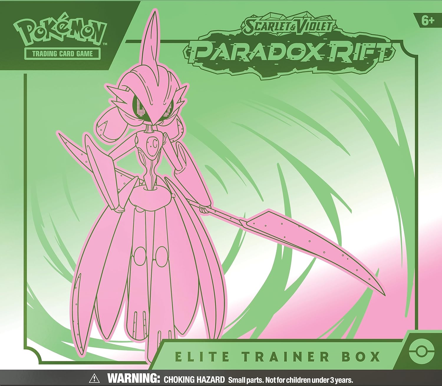 Pokemon TCG: Scarlet & Violet - Paradox RIFT Elite Trainer Box - Iron Valiant Card Game Pokemon